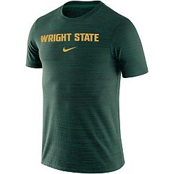Nike Men's Wright State Raiders Green Dri-FIT Velocity Football Team Issue T-Shirt