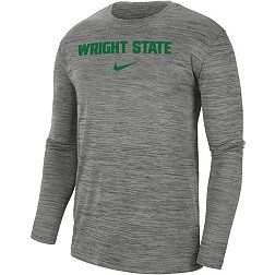 Nike Men's Wright State Raiders Grey Dri-FIT Velocity Football Team Issue T-Shirt