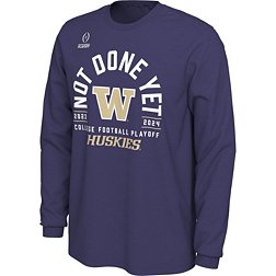 Nike Men's 2023-24 College Football Playoff Sugar Bowl Bound Washington Huskies Not Done Yet Long Sleeve T-Shirt
