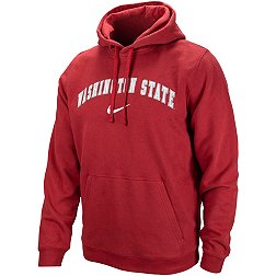 Nike Men's Washington State Cougars Crimson Tackle Twill Pullover Hoodie