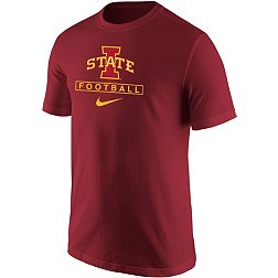 Nike Men's Iowa State Cyclones Cardinal Football Core Cotton T-Shirt