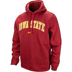 Nike Men's Iowa State Cyclones Cardinal Tackle Twill Pullover Hoodie