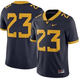 Nike Men's West Virginia Mountaineers #23 Blue Dri-FIT Game Football Jersey