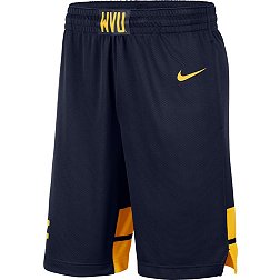 Nike Men's West Virginia Mountaineers College Navy Replica Road Basketball Shorts