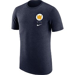 Nike Men's West Virginia Mountaineers Navy Tri-Blend Retro Logo T-Shirt