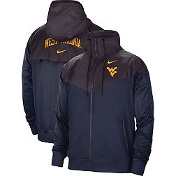 Nike Men's West Virginia Mountaineers Navy Windrunner Jacket