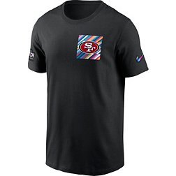 Nike Men's San Francisco 49ers 2023 Crucial Catch Sideline Black T-Shirt