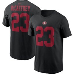 Nike Men's San Francisco 49ers Christian McCaffrey #23 Black T-Shirt