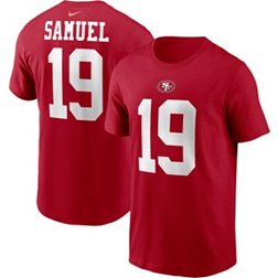 Nike Men's San Francisco 49ers Deebo Samuel #19 Red T-Shirt