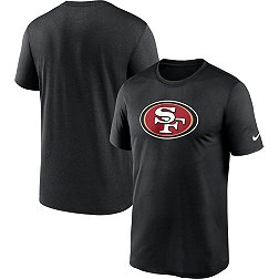 Nike Men's San Francisco 49ers Legend Logo Black T-Shirt