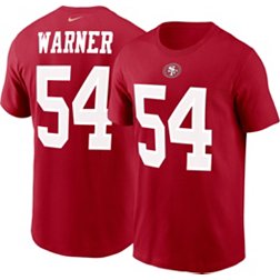 Nike Men's San Francisco 49ers Fred Warner #54 Red T-Shirt