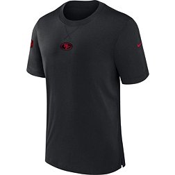 Nike Men's San Francisco 49ers Sideline Player Black T-Shirt