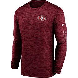 Nike Men's San Francisco 49ers Sideline Alt Red Velocity Long Sleeve T-Shirt