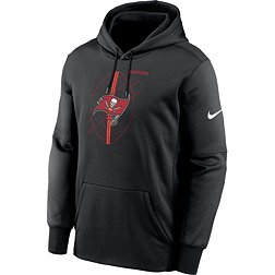 Nike Men's Tampa Bay Buccaneers Icon Therma-FIT Black Pullover Hoodie