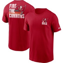Nike Men's Tampa Bay Buccaneers Blitz Back Slogan Red T-Shirt