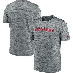 Nike Men's Tampa Bay Buccaneers Sideline Velocity Grey T-Shirt