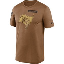 Nike Men's Tampa Bay Buccaneers 2023 Salute to Service Brown Legend T-Shirt