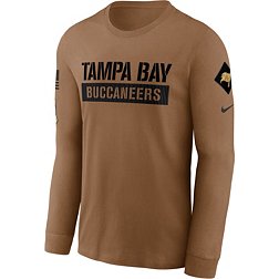 Nike Men's Tampa Bay Buccaneers 2023 Salute to Service Brown Long Sleeve T-Shirt