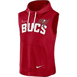 Nike Men's Tampa Bay Buccaneers Athletic Red Sleeveless Hoodie