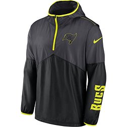 Nike Men's Tampa Bay Buccaneers 2023 Volt Anthracite Half-Zip Jacket