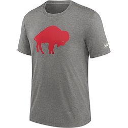 Nike Men's Buffalo Bills Rewind Logo Dark Grey Heather T-Shirt