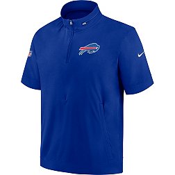 Nike Men's Buffalo Bills Sideline Coach Royal Short-Sleeve Jacket