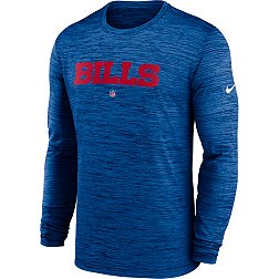 Nike Men's Buffalo Bills Sideline Velocity Royal Long Sleeve T-Shirt