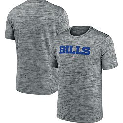 Nike Men's Buffalo Bills Sideline Velocity Grey T-Shirt