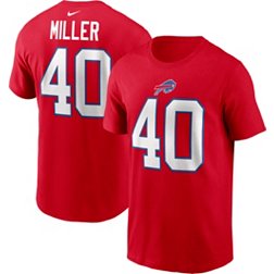 Nike Men's Buffalo Bills Von Miller #40 Red T-Shirt