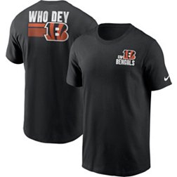 Nike Men's Cincinnati Bengals Blitz Back Slogan Black T-Shirt