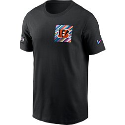 Nike Men's Cincinnati Bengals 2023 Crucial Catch Sideline Black T-Shirt