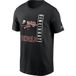 Nike Men's Cincinnati Bengals Rewind Essential Black T-Shirt