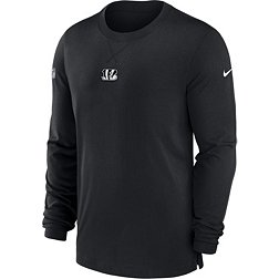 Nike Men's Cincinnati Bengals Sideline Player Black Long Sleeve T-Shirt