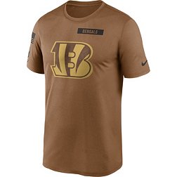 Nike Men's Cincinnati Bengals 2023 Salute to Service Brown Legend T-Shirt