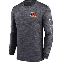 Nike Men's Cincinnati Bengals Sideline Alt Black Velocity Long Sleeve T-Shirt