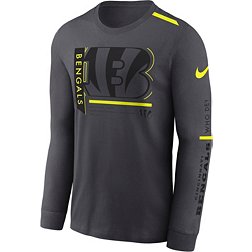 Nike Men's Cincinnati Bengals 2023 Volt Dri-FIT Anthracite Long Sleeve T-Shirt