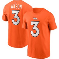 Nike Men's Denver Broncos Russell Wilson #3 Orange T-Shirt