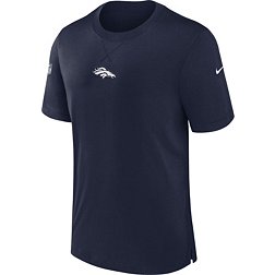 Nike Men's Denver Broncos Sideline Player Navy T-Shirt