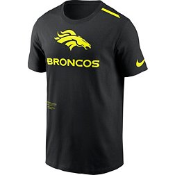 Nike Men's Denver Broncos 2023 Volt Black T-Shirt