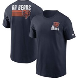 Nike Men's Chicago Bears Blitz Back Slogan Navy T-Shirt