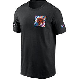 Nike Men's Chicago Bears 2023 Crucial Catch Sideline Black T-Shirt