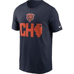 Nike Men's Chicago Bears Local Navy T-Shirt