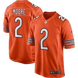 Nike Men's Chicago Bears D.J. Moore #2 Alternate Orange Game Jersey