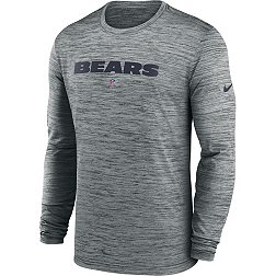 Nike Men's Chicago Bears Sideline Velocity Dark Grey Heather Long Sleeve T-Shirt