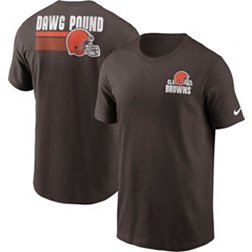 Nike Men's Cleveland Browns Blitz Back Slogan Brown T-Shirt