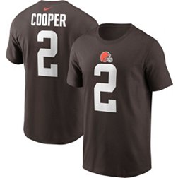 Nike Men's Cleveland Browns Amari Cooper #2 Brown T-Shirt