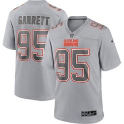 Nike Men's Cleveland Browns Myles Garrett #95 Atmosphere Grey Game Jersey