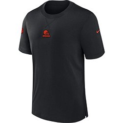 Nike Men's Cleveland Browns Sideline Player Black T-Shirt