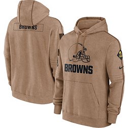 Nike Men's Cleveland Browns 2023 Salute to Service Brown Hoodie