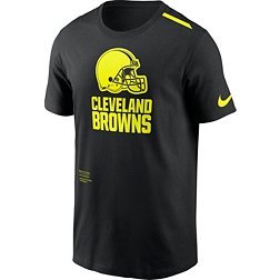 Nike Men's Cleveland Browns 2023 Volt Black T-Shirt